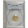 Image 3 : 1881 G$1 MS68 PCGS. This issue is well known for its o
