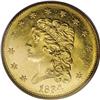 Image 1 : 1834 $2 1/2 Classic MS63 PCGS. This is the plentiful S