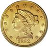 Image 1 : 1852 $2 1/2 MS65 PCGS. This sparkling Gem example must