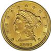 Image 1 : 1860-S $2 1/2 MS62 PCGS. Breen-6255, "Rare." The 86 in