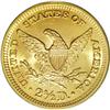 Image 2 : 1902 $2 1/2 MS66 PCGS. The 1902 quarter eagle is commo