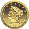 Image 1 : 1862 $2 1/2 PR66 Ultra Cameo NGC. The Garrett-Guth Gol