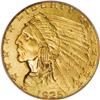 Image 1 : 1925-D $2 1/2 MS65 PCGS. Brilliant luster enhances the