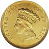 Image 1 : 1856-S $3 AU58 NGC. The scarce "Small S" mintmark vari