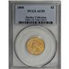 Image 1 : 1868 $3 AU55 PCGS. Well struck and lustrous, with an a