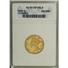 Image 1 : 1869 $3 --Cleaned--ANACS. AU55 Details. This briefly ci