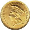 Image 1 : 1874 $3 MS61 NGC. The mint produced 41,800 Three dolla