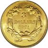 Image 2 : 1874 $3 MS64 PCGS. Mint state 1874 Three dollar exampl