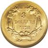 Image 2 : 1878 $3 MS62 NGC. The three dollar gold piece lingered