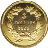 Image 2 : 1888 $3 PR65 PCGS. A beautiful Gem example, with delic