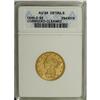 Image 3 : 1849-D $5 --Corroded, Cleaned--ANACS. AU58 Details. Var
