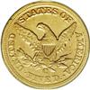Image 2 : 1859-C $5 AU50 ANACS. The 1859-C half eagle, with a mi