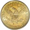 Image 2 : 1885-S $5 MS66 PCGS. Peach-gold fields and devices are