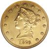 Image 1 : 1876 $10 XF40 NGC. From a minuscule mintage of 687 bus