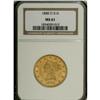 Image 1 : 1888-O $10 MS61 NGC. A solidly struck amber-gold repre