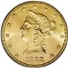 Image 1 : 1888-S $10 MS63 PCGS. Intense mint frost shimmers over