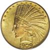 Image 1 : 1909 $10 MS63 PCGS. Blushes of peach and apple-green e