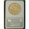 Image 2 : 1854 $20 Small Date AU55 NGC. This pale gold piece sho