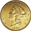 Image 1 : 1860-O $20 AU53 PCGS. A virtual match to the 1859-O do