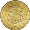 Image 2 : 1866-S $20 No Motto XF45 PCGS. Small mintmark. This pi