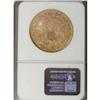 Image 2 : 1874-CC $20 XF45 NGC. This wheat-gold Choice XF piece
