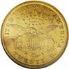 Image 2 : 1874-CC $20 AU55 NGC. Considerable bright luster enliv