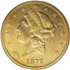 Image 1 : 1879-CC $20 AU55 PCGS. Variety 1-A, the only known die