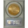 Image 2 : 1896 $20 MS63 PCGS. Apricot-gold surfaces display a hi