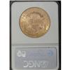 Image 2 : 1902 $20 MS62 NGC. Light peach-gold patina and soft lu
