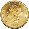 Image 1 : 1907-D $20 MS65 NGC. The 1907-D is popular as being th