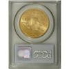 Image 2 : 1907 $20 Arabic Numerals MS64 PCGS. Canary-gold with a