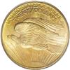 Image 2 : 1907 $20 Arabic Numerals MS65 PCGS. The rich peach cen