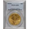 Image 1 : 1924-D $20 AU58 PCGS. Softly lustrous and well-defined