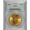 Image 1 : 1928 $20 MS65 PCGS. The vivid yellow-gold surfaces of