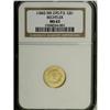 Image 3 : (1842-52) G$1 A. Bechtler Dollar, 27G. 21C. MS63 NGC.