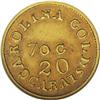 Image 2 : (1837-42) $2 1/2 C. Bechtler Quarter Eagle, 70G. 20C.