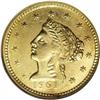 Image 1 : 1861 $2 1/2 Clark, Gruber & Co. Quarter Eagle MS61 NGC