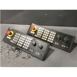 (2) SIEMENS 6FC5203-0AF22-1AA2 CONTROL PANEL