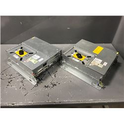 (2) SIEMENS 6FC5210-0DF22-2AA0 SINUMERIK PCU W/ 6FC5247-0AF22-1AA0 VIDEO LINK TRANSMITTER