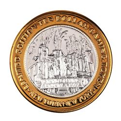 .999 Silver New York New York Hotel & Casino $10 Limited Edition Gaming Token