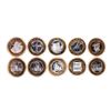 Image 2 : Mixed Lot of (10) .999 Silver Casino $10 Limited Edition Gaming Tokens