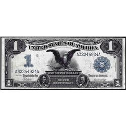 1899 $1 Black Eagle Silver Certificate Note