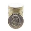 Image 1 : Roll of (20) Brilliant Uncirculated 1963-D Franklin Half Dollar Coins