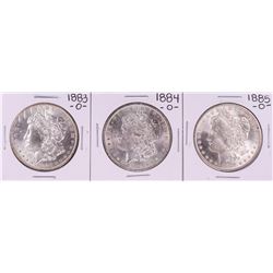 Lot of 1883-O to 1885-O $1 Morgan Silver Dollar Coins