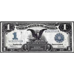 1899 $1 Black Eagle Silver Certificate Note