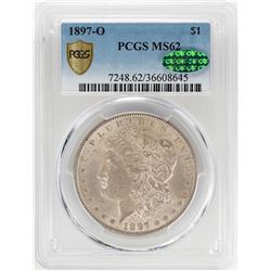 1897-O $1 Morgan Silver Dollar Coin PCGS MS62 CAC