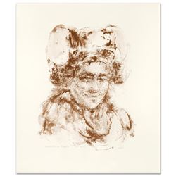 Edna Hibel (1917-2014) "Breton Woman" Limited Edition Lithograph