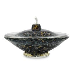 Gartnerblade "Small Saturn Oil Lamp" Hand Blown Glass Sculpture