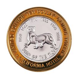 .999 Fine Silver Sam Boyd's California $10 Casino Limited Edition Gaming Token