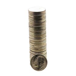 Roll of (50) Brilliant Uncirculated 1946-D Roosevelt Dimes